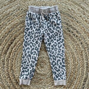 Grayson‎ Mini Sweatpants Girl 4T Animal Cheetah Leopard Print